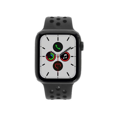 Apple Watch Series 5 Nike+ GPS + Cellular 44mm aluminium gris bracelet sport noir - bon état