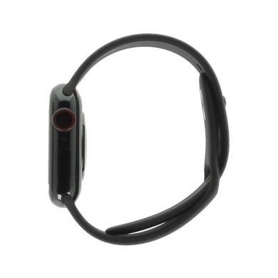 Apple Watch Series 5 GPS + Cellular 40mm acciaio inossidable nero cinturino Sport nero