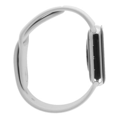Apple Watch Series 5 GPS + Cellular 40mm acero inox plateado correa deportiva blanco