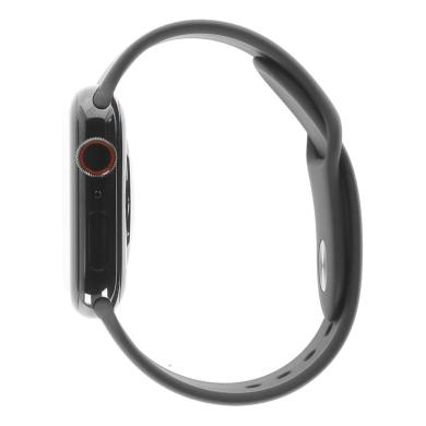 Apple Watch Series 5 GPS + Cellular 44mm acciaio inossidable nero cinturino Sport nero