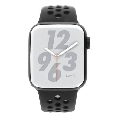 Apple Watch Series 4 Nike+ Aluminiumgehäuse grau 40mm mit Sportarmband anthrazit/schwarz (GPS) aluminium grau