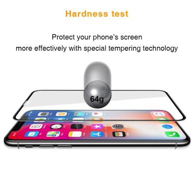 Vetro ultra protettivo per Apple iPhone 6 Plus / 6S Plus -ID17120 nero