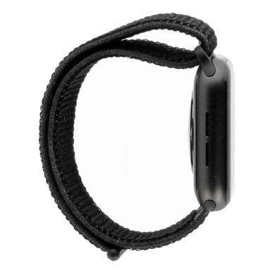 Apple Watch Series 4 Nike+ Aluminiumgehäuse grau 44mm mit Sport Loop schwarz (GPS) grau