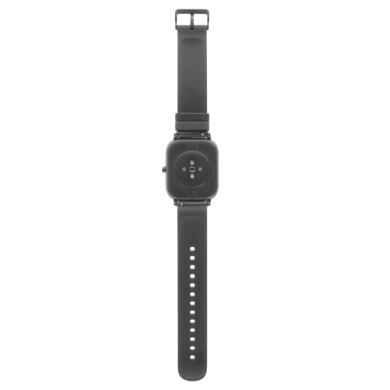 Amazfit GTS 43mm aluminium noir bracelet silicone noir