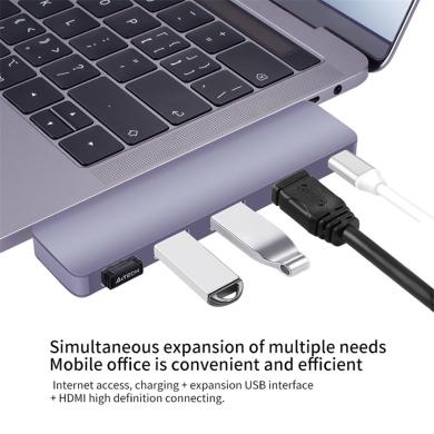 USB-C Hub 5 in 1 -ID17254 grau