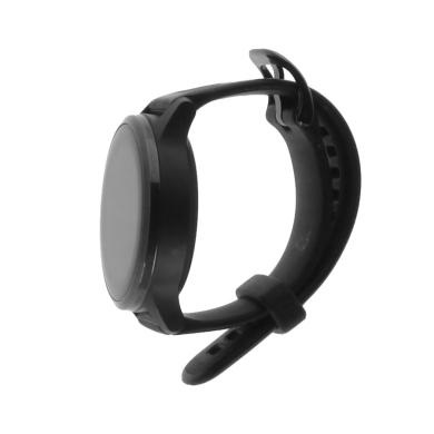 Garmin Vivoactive 4S Edelstahlgehäuse schwarz 40mm mit Silikonarmband schwarz schwarz