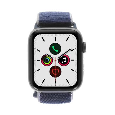 Apple Watch Series 5 GPS 44mm aluminio gris correa Loop deportiva azul