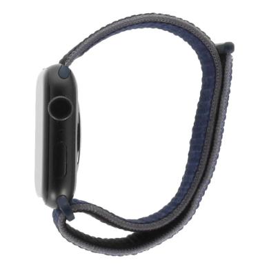Apple Watch Series 5 GPS 44mm aluminium gris boucle sport bleu