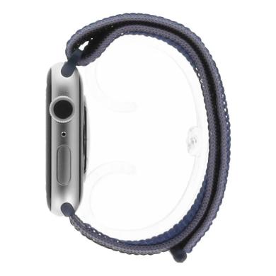 Apple Watch Series 5 GPS 44mm aluminio plateado correa Loop deportiva azul