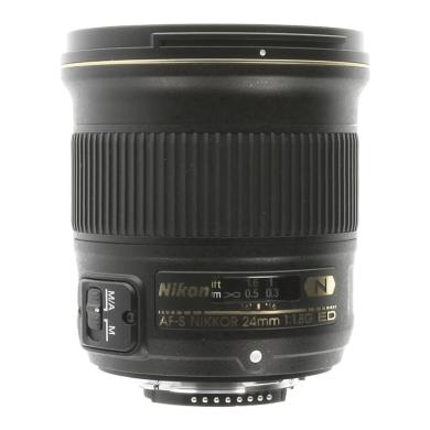Nikon 24mm 1:1.8 AF-S G ED NIKKOR nero - Ricondizionato - Come nuovo - Grade A+