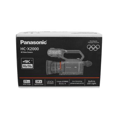 Panasonic HC-X2000 nera - Ricondizionato - Come nuovo - Grade A+