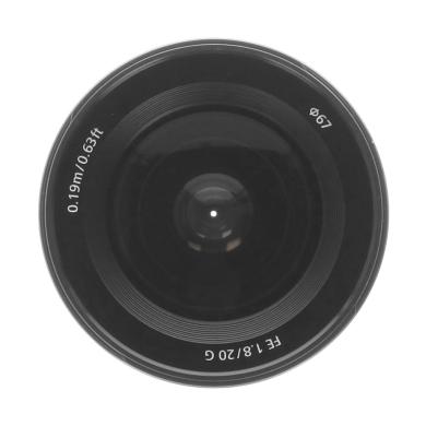 Sony 20mm 1:1.8 FE G (SEL20F18G) nera