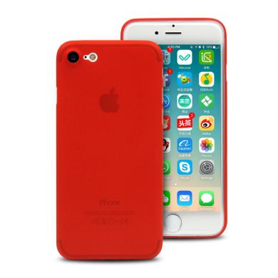 Hard Case für Apple iPhone 7 / 8 / SE (2020) -ID17697 rot/durchsichtig