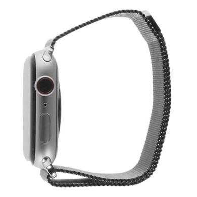 Apple Watch Series 5 Aluminiumgehäuse silber 44mm Milanaise-Armband silber (GPS + Cellular)