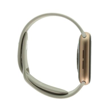 Apple Watch Series 5 Aluminiumgehäuse gold 44mm mit Sportarmband stein (GPS) aluminium gold