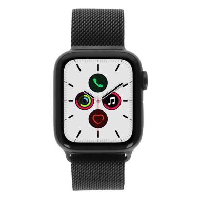 Apple Watch Series 5 Aluminium gris 40mm Bracelet Milanais noir espace (GPS) - bon état