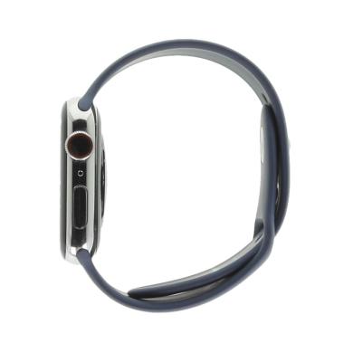 Apple Watch Series 5 GPS + Cellular 44mm acciaio inossidable cinturino Sport blu
