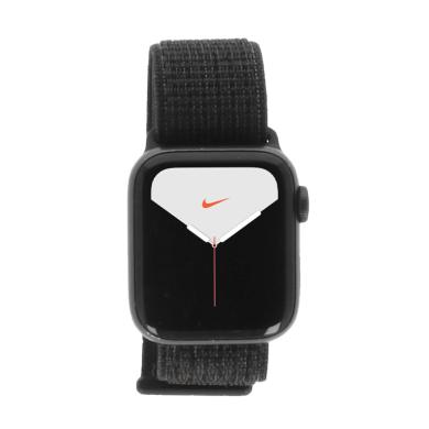 Apple Watch Series 5 Nike+ GPS + Cellular 40mm aluminio gris correa Loop deportiva negro