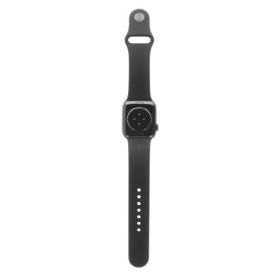 Apple Watch Series 6 GPS + Cellular 40mm aluminio gris correa deportiva negro