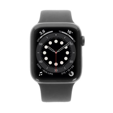 Apple Watch Series 6 GPS 44mm alluminio grigio cinturino Sport nero - Ricondizionato - ottimo - Grade A
