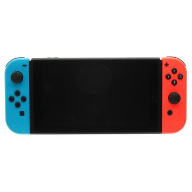 Nintendo Switch (Neue Edition 2019) blu/neon-pink - Ricondizionato - Come nuovo - Grade A+