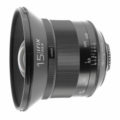 IRIX 15mm 1:2.4 Blackstone per Nikon F nera - Ricondizionato - ottimo - Grade A