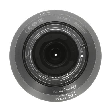 IRIX 15mm 1:2.4 negrostone para Nikon F negro