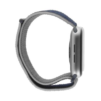 Apple Watch Series 5 Aluminiumgehäuse grau 44mm mit Sportarmband alaska blau (GPS) grau
