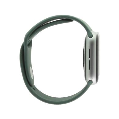 Apple Watch Series 5 Aluminiumgehäuse silber 40mm mit Sportarmband piniengrün (GPS) silber