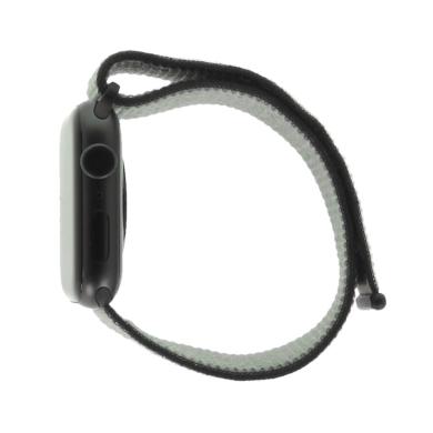 Apple Watch Series 5 Nike+ Aluminiumgehäuse grau 44mm mit Sport Loop royal pulse/lava glow (GPS) grau