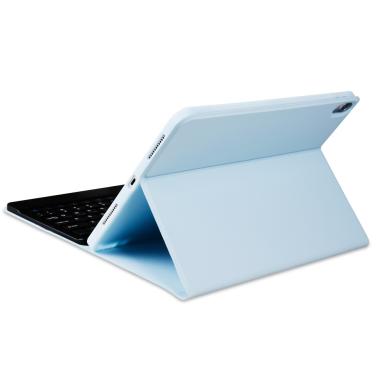 Hülle mit Bluetooth Keyboard Pencil Halter für Apple iPad Air 2022 / 2020 10,9" -ID18188 sky blau