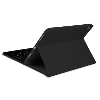 Hülle mit Bluetooth Keyboard & Pencil Halter für Apple iPad Air 2022 / 2020 10,9" -ID18189 schwarz