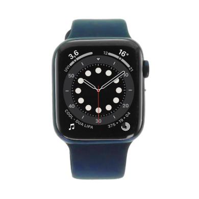 Apple Watch Series 6 Aluminiumgehäuse blau 40mm Sportarmband dunkelmarine (GPS)