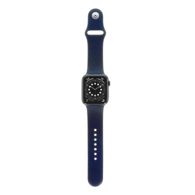 Apple Watch Series 6 GPS + Cellular 44mm aluminium bleu bracelet sport bleu