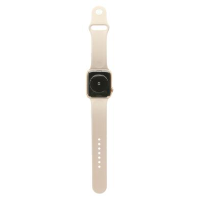 Apple Watch SE Aluminiumgehäuse gold 44 mm mit Sportarmband sandrosa (GPS) gold