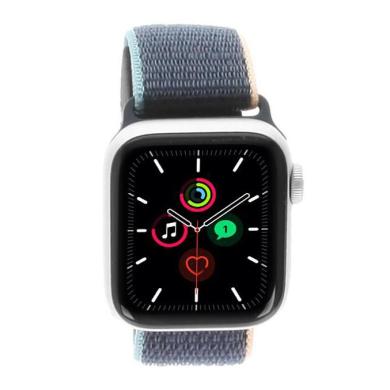 Apple Watch SE GPS + Cellular 40mm alluminio argento cinturino Loop Sport blu