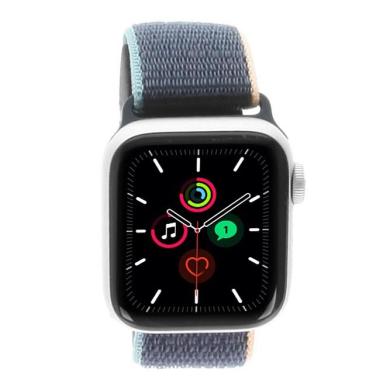 Apple Watch SE Aluminiumgehäuse silber 44mm Sport Loop dunkelmarine (GPS + Cellular)