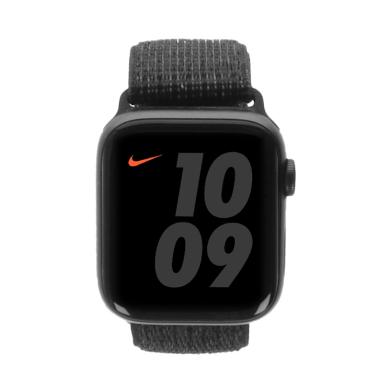 Apple Watch Series 6 Nike Aluminiumgehäuse space grau 44 mm mit Sport Loop schwarz (GPS + Cellular) space grau