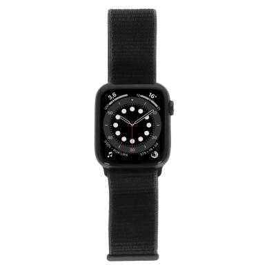 Apple Watch Series 6 Aluminiumgehäuse space grau 44 mm mit Sport Loop kohlegrau (GPS) space grau