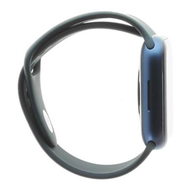 Apple Watch Series 7 Aluminiumgehäuse blau 45mm mit Sportarmband abyssblau (GPS) blau