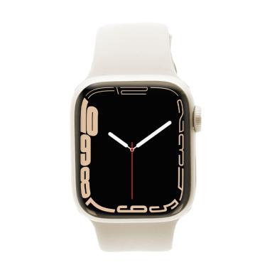 Apple Watch Series 7 GPS 41mm alluminio galassia cinturino Sport galassia - Ricondizionato - ottimo - Grade A