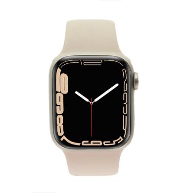 Apple Watch Series 7 GPS + Cellular 41mm alluminio galassia cinturino Sport galassia - Ricondizionato - buono - Grade B