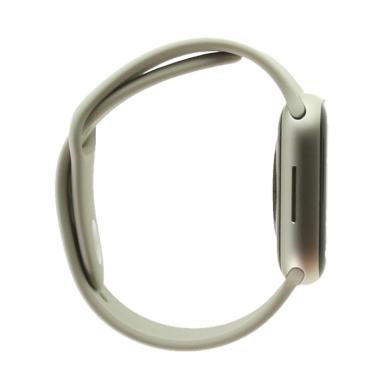 Apple Watch Series 7 Aluminiumgehäuse polarstern 41mm mit Sportarmband polarstern (GPS + Cellular) polarstern