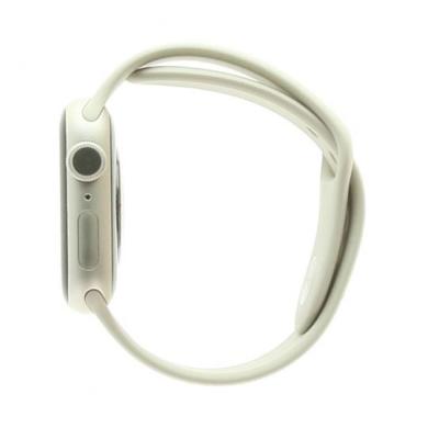 Apple Watch Series 7 GPS 45mm aluminium lumière stellaire bracelet sport lumière stellaire
