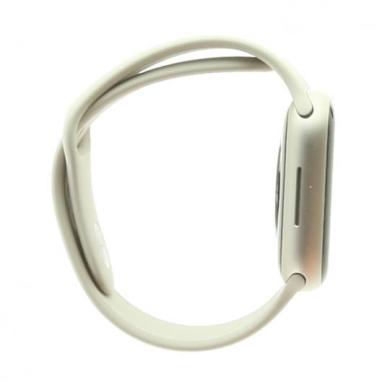 Apple Watch Series 7 GPS 45mm aluminium lumière stellaire bracelet sport lumière stellaire