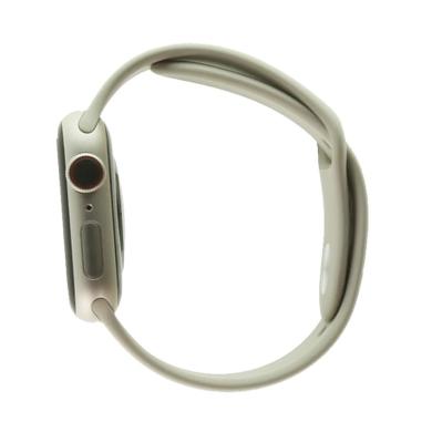 Apple Watch Series 7 Aluminiumgehäuse polarstern 45mm Sportarmband polarstern (GPS + Cellular)