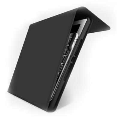 Hülle mit Bluetooth Keyboard & Pencil Halter für Apple iPad Pro 11" 2022 / 2021 / 2020 / 2018 -ID18595 schwarz