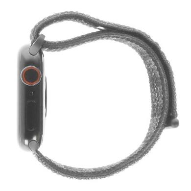 Apple Watch Series 7 Nike GPS + Cellular 41mm alluminio blu cinturino Loop Sport nero