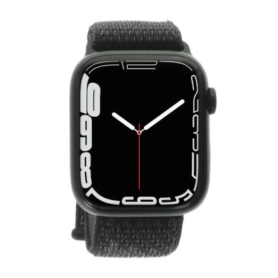 Apple Watch Series 7 Nike GPS 45mm aluminium bleu boucle sport noir