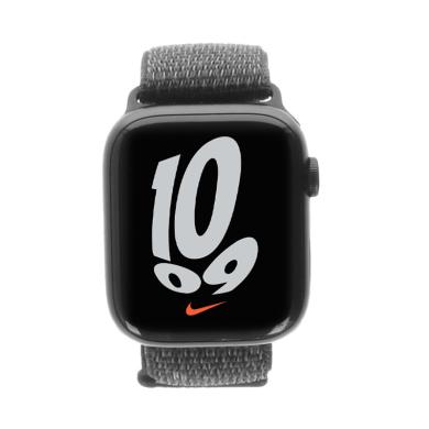 Apple Watch Series 7 Nike GPS + Cellular 45mm aluminium bleu boucle sport noir - bon état